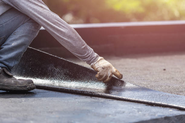 Professional Waterproofing technician working in Oberlin, OH